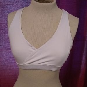White Organic Cotton Bra